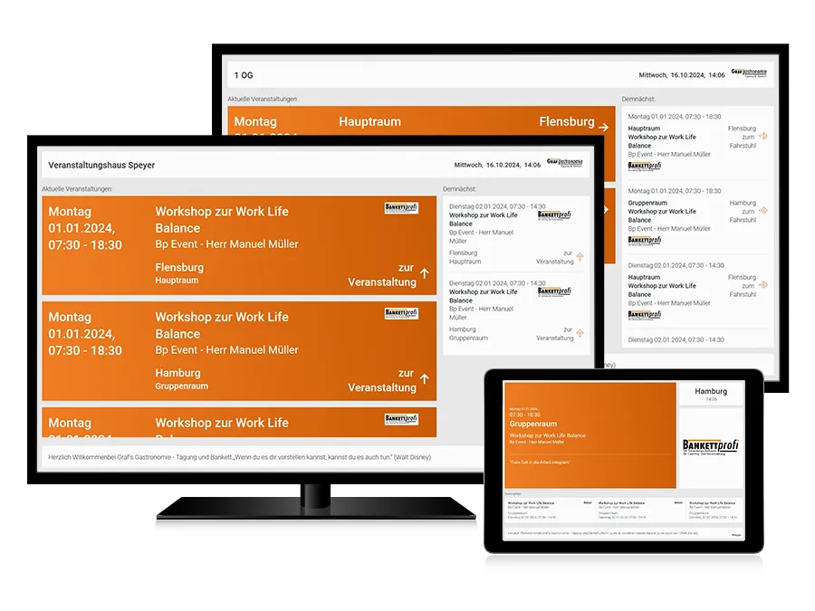 Ausschilderung WebApp